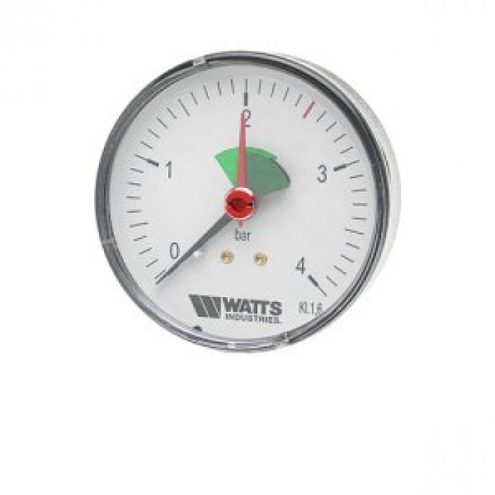 Watts F+R101 (MHA) 80/4х1/4" Манометр аксиальный
