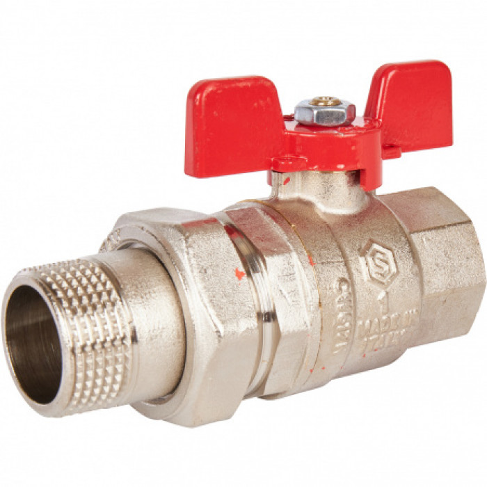 STOUT Кран шар. с американкой ВР/НР 1 EPDM кр SVB-1007-000025