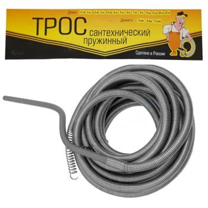 Трос сантехническ.канатный d 6мм длина 10м