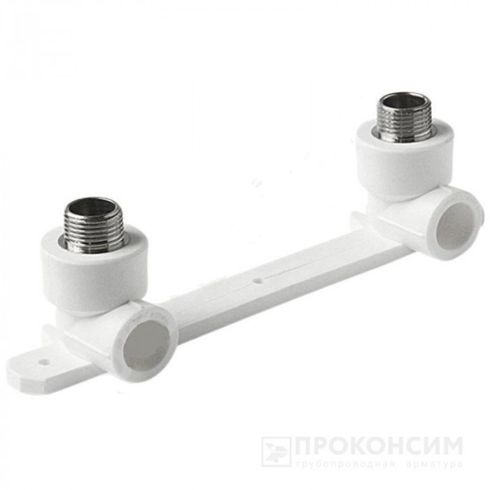 Угольник комб. с креп. (нар.рез.) 25-3/4" двойн. Valfex